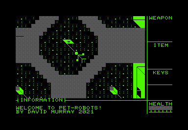 Attack of the PETSCII Robots [Homewbrew] screenshot 3 for Sega Genesis